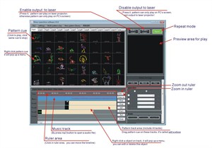 Matériel et logiciel <span class=keywords><strong>Ishow</strong></span> V3 Contrôleur de lumière laser ILDA Corps en aluminium pour application de parc à thème - Product Image 4