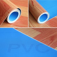 Rouleaux de tapis de sol en vinyle dense en PVC de vente directe d'usine anti-dérapant pour l'usage d'appartement d'hôtel d'école d'hôpital