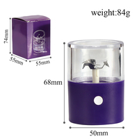 Nouveau Broyeur Électrique Automatique en Plastique pour Herbes 50mm Rechargeable Puissant pour Tabac et Épices Sèches Vente en Gros
