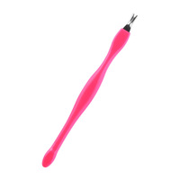 Fourchette à cuticules en acier inoxydable, pousse-cuticules, coupe-peaux mortes, outil professionnel en forme de U pour manucure et pédicure