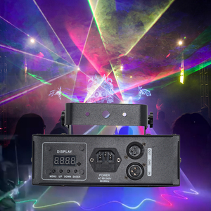 Mini haz de líneas láser a todo color de una sola cabeza Luz láser DJ Disco Show Night Club RGB Stage Laser Light - Product Image 1