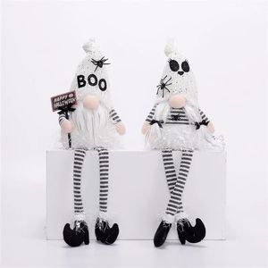 Adorable Juego de 2 Gnomos de Halloween con Gorro de Peluche y Luces LED de Colores Intermitentes - Product Image 6