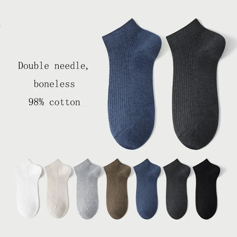 wholesale FT Fashion Men socks sample business cheap summer cotton short socks