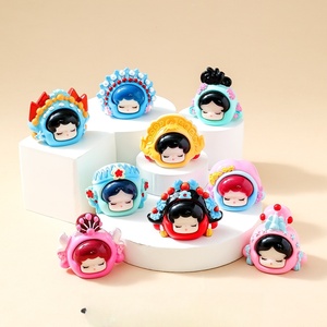 Venta al por mayor miniatura estilo antiguo Beijing <span class=keywords><strong>Opera</strong></span> Girl resina artesanía hogar ornamento accesorios resina encantos para Decoración - Product Image 2