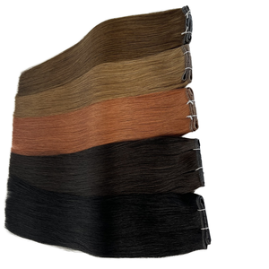 ผม amon แบบรัสเซียผมต่อแบบยืดได้ยาวสองรูผีเสื้อผ้าทอไหมตรงสำหรับถักเปีย - Product Image 5