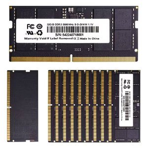 อะไหล่คอมพิวเตอร์ใหม่เอี่ยม SO-DIMM PC5-38400 DDR5 RAM 8GB 16GB 32GB 4800MHz 1.1V หน่วยความจำแล็ปท็อป OEM ปรับแต่งโลโก้ได้, เมมโมรี่ - Product Image 1