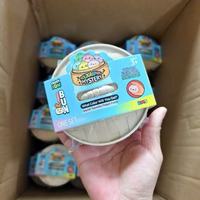 Pelota Antiestrés de Espuma con Forma de Dumpling/Baozi, con Purpurina, Juguete Sensorial para Aliviar el Estrés