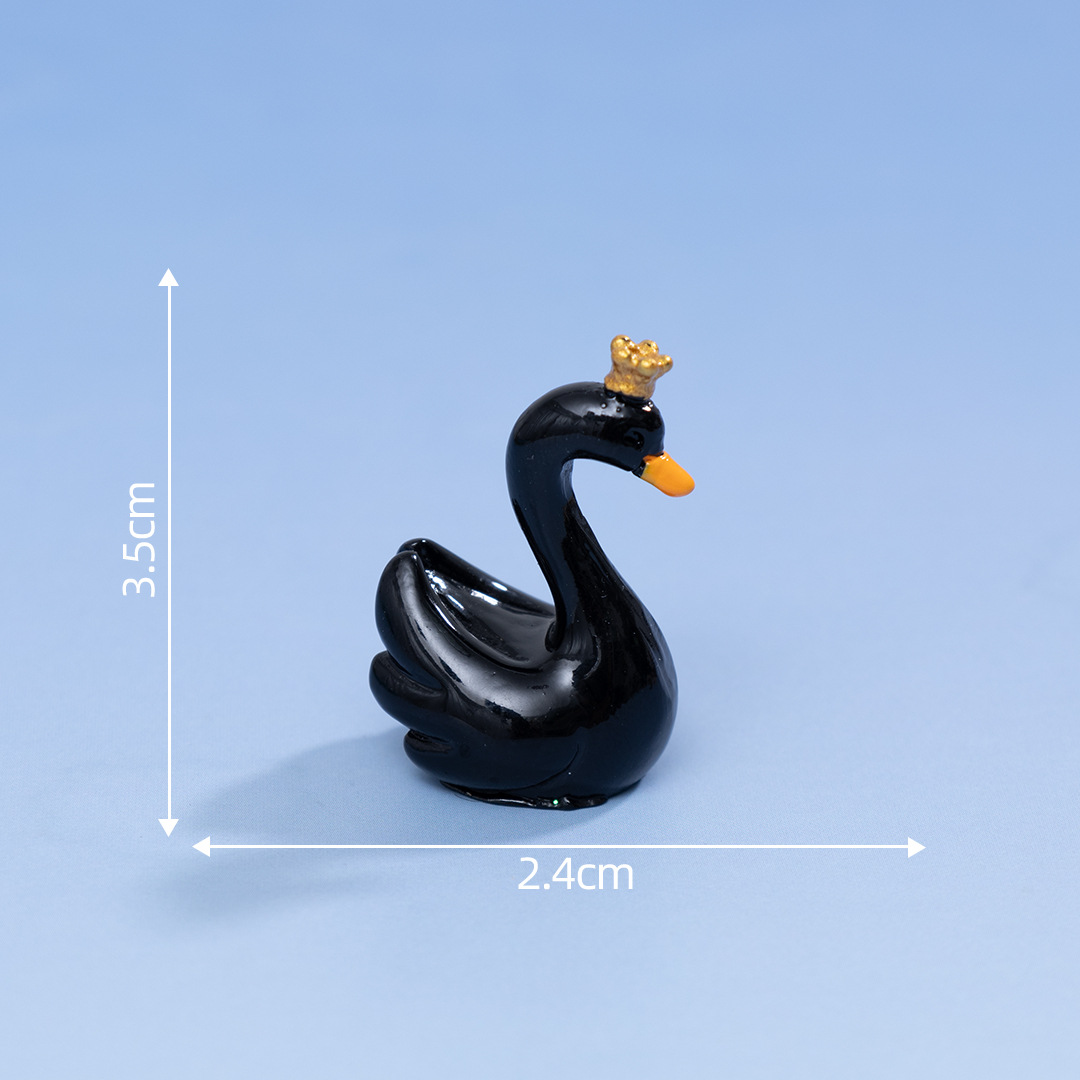 1# หงส์มงกุฎสูงสีดำ