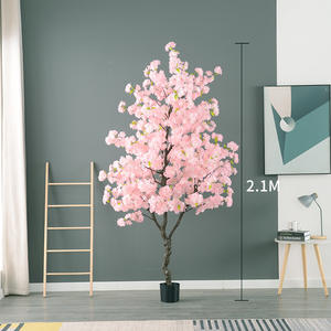 Árbol artificial japonés Sakura flor <span class=keywords><strong>de</strong></span> <span class=keywords><strong>cerezo</strong></span> árbol <span class=keywords><strong>de</strong></span> flores <span class=keywords><strong>de</strong></span> seda 1,2 m en bonsái para decoración <span class=keywords><strong>de</strong></span> boda interior y exterior 1,6 M - Product Image 6
