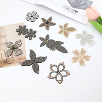 Vente en gros 3D fleur strass perlé appliques strass patchs pour robe chapeau et décoration de chaussures