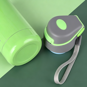 Bouteille d'eau isotherme sportive en acier inoxydable de 350 ml, écologique, pour garder l'eau froide et chaude, portable, avec paille - Product Image 5