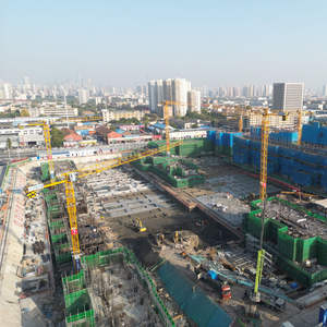 Grue à tour à flèche plate sans cabine DAHAN QTZ125(6015) 8 tonnes, hauteur maximale de 200 m, moment de levage de 125 t.m, construction lourde - Product Image 6