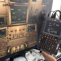Accessoire de simulateur de vol, panneau physique MCDU Airbus A320, écran IPS HD, luminosité automatique pour configuration MSFS X Plane