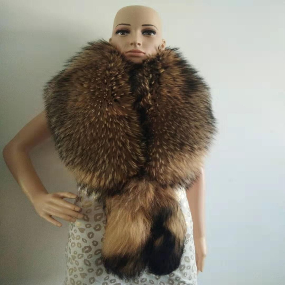 Raccoon Fur Scarf/Collar Super Fashion