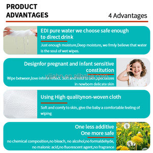 Toallitas Húmedas Mini con Logotipo Personalizado, Tamaño Portátil <span class=keywords><strong>para</strong></span> Viaje, Paquete <span class=keywords><strong>de</strong></span> 10/8 Unidades, Toallitas <span class=keywords><strong>de</strong></span> Limpieza <span class=keywords><strong>para</strong></span> Manos y Boca sin Alcohol <span class=keywords><strong>para</strong></span> Bebés - Product Image 4