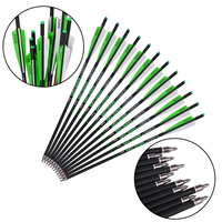 Arbalète flèches en Fiber de carbone flèche arbalète boulon léger 8.8mm chasse sport tir pratique tir à l'arc accessoires