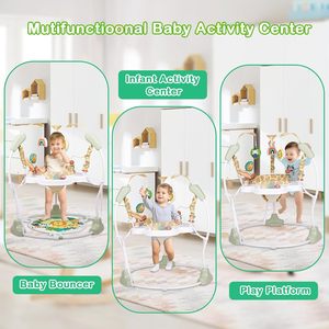 Portique d'activités et trotteur bébé multifonctionnel en alliage d'aluminium, avec musique, vente en gros, pour enfants - Product Image 5