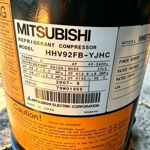 Compresseur Scroll Mitsubishi HH101YAA-JC 12 V pour réfrigérant R22, pièce de climatisation - Product Image 2