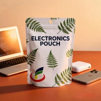 Sacs en Mylar personnalisés de qualité supérieure, stock suffisant, imprimés numériquement, brillants, pour accessoires audio, câbles de données, design personnalisé