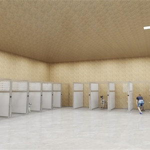 <span class=keywords><strong>Cage</strong></span> de chien extérieure extra <span class=keywords><strong>large</strong></span> en acier inoxydable robuste pour chenil d'embarquement - Product Image 6