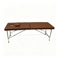 Table de massage pliable portable en acier inoxydable, best-seller, lit de beauté, lit de spa, table de massage
