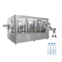 Ligne de production de remplissage et de lavage automatique pour bouteilles d'eau, machines de remplissage et de bouchage, équipement de production