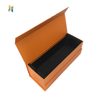 Boîte cadeau de luxe haut de gamme pour cosmétiques, en carton rigide avec couvercle à rabat, papier artistique, avantage UV, fermeture magnétique, gaufrage en éponge