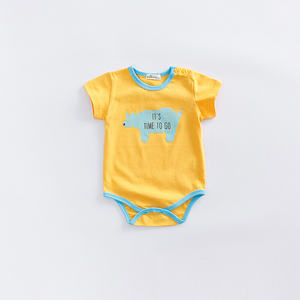 Vêtements pour bébés en velours imprimé en coton biologique importé, vente en gros - Product Image 4