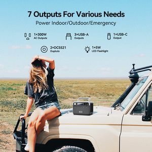 Portable Power Station Outdoor Camping Emergency Solar <strong>Battery</strong>-Powered Generator <strong>Battery</strong> <strong>Backup</strong> for Home Power Outage - Product Image 4