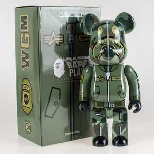 Figura de Colección Bearbrick Bape Anime Cartoon, Modelo Frozen, 28 cm, con Ventilador, Decoración para el Hogar, Personalizable, Venta Caliente - Product Image 4