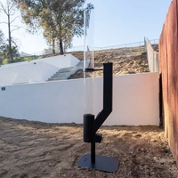 Chauffage extérieur à granulés pour patio, foyer de camping en acier, poêle à granulés de bois, réchaud fusée à granulés pour fêtes de jardin