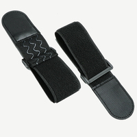 Bande de Silicone Antidérapante Élastique Sangle Réglable Bande Élastique en Silicone de Forme Ondulée avec Boucle en Plastique
