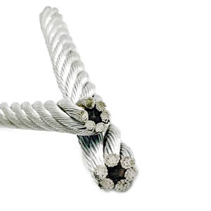 Câble en acier galvanisé haute performance 6X19S+FC, câble en acier <span class=keywords><strong>pour</strong></span> pièces d'ascenseur - Product Image 1