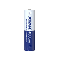 Batterie rechargeable XTAR personnalisée Ultrafire ODM OEM au lithium Li-ion protégée de type 18650 3.6V 4000mAH