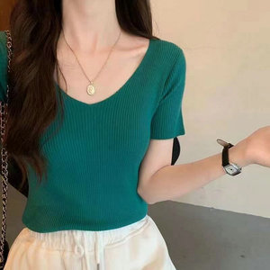 Camicette da donna estive <span class=keywords><strong>di</strong></span> buona qualità in materiale sottile da 1.82 dollari per donna - Product Image 5
