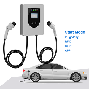 <span class=keywords><strong>Borne</strong></span> <span class=keywords><strong>de</strong></span> <span class=keywords><strong>recharge</strong></span> murale <span class=keywords><strong>pour</strong></span> véhicules <span class=keywords><strong>électrique</strong></span>s Type 1 22KW*2 44KW*2 32A*2 400V Niveau 2 avec câble <span class=keywords><strong>de</strong></span> 5m - Product Image 5