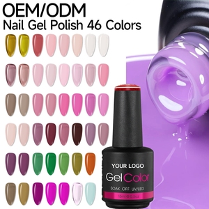 เจลทาเล็บสีผสม UV LED แห้งเร็ว ขนาด 15 มล. สีสันหลากหลาย สำหรับงานศิลปะสร้างสรรค์เล็บ  OEM ODM สินค้าขายดี - Product Image 1