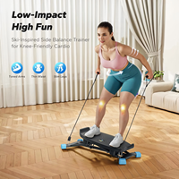 Wellshow-Moniteur LCD portable pour machine de ski, capacité de 300 lb, entraînement complet du corps, bandes de résistance, tour de taille