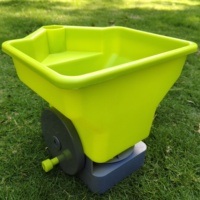 Petit épandeur d'engrais manuel durable pour semis en plein air, 3L
