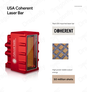 DF-ice Cube mesin peremajaan kulit penghilang bulu Laser dioda 5-panjang gelombang 755Nm/808Nm/830Nm/940nm/1064nm 1200W/1800W/2000W - Product Image 6