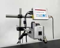Impresora de Inyección de Tinta Automática para Codificación en Línea, con Fecha de Caducidad Variable de 25.4mm y 50mm, Número de Serie y Código QR, Modelo 2022