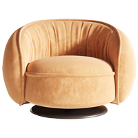 Fauteuil de salon moderne avec revêtement, fauteuil confortable pour appartement et hôtel, design de tissu personnalisable