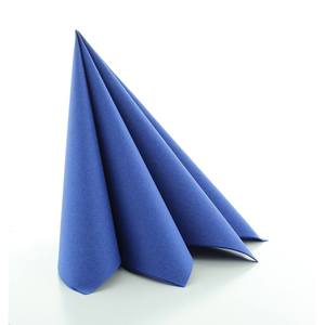 Servilletas Uni azul real 40x40 cm 1/4 pliegues de Linclass - Product Image 1