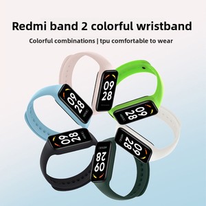 Correa de Repuesto de Silicona Integrada, Resistente al Agua, Compatible con Xiaomi Redmi <span class=keywords><strong>Band</strong></span> <span class=keywords><strong>2</strong></span>, <span class=keywords><strong>Mi</strong></span> <span class=keywords><strong>Band</strong></span> 8 Active, con Conector de 12mm - Product Image 3