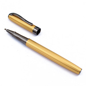 Nuovo arrivo personalizzato oro metallo Gel penna a sfera alla moda all'ingrosso Gel personalizzato penna per la scrittura - Product Image 6