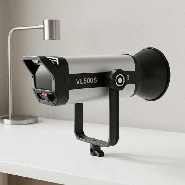 500W Professional Video Fill LED Light Adjustable Color Temperature (2800-6800K) Big LCD Metal Construction AC 220V for Makeup