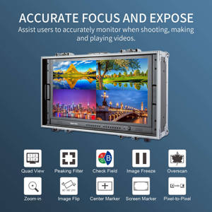 4K280-9HSD-CO SEETEC มอนิเตอร์ออกอากาศแบบพกพาความละเอียด27 "4K แบบ Ultra-HD สำหรับการตรวจสอบจากกล้องวงจรปิดและการสร้างภาพยนตร์กำหนดโลโก้ได้เอง - Product Image 3