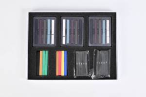 Crayons de craie pastel compressés multicolores de fabricant professionnel craie carrée - Product Image 2