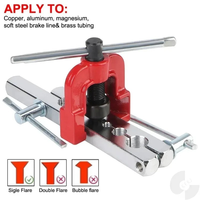 Kit d'outils d'élargissement de tuyaux VEROGO à 7 trous, ensemble de 10 pièces, élargisseur de tuyaux manuel OEM, garantie 1 an, installation de climatiseur automobile