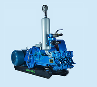 Pompe à boue BW250 de haute qualité avec 6 pompes à piston à simple action triplex horizontales pour champ pétrolifère à haut rendement